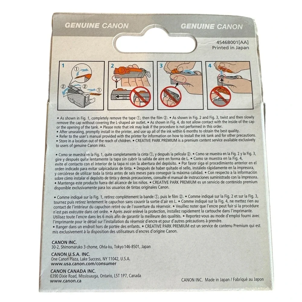 Canon CLI-226BK‎ Black Ink Tank PIXMA IP4820 MG5220 IX6520 Genuine 4546B001 NIB